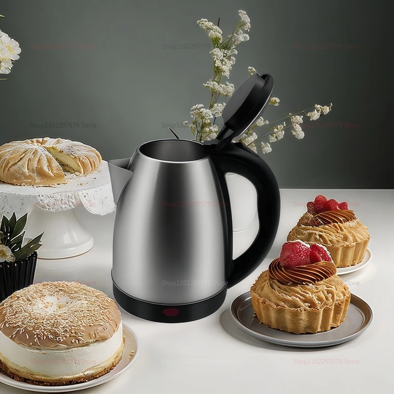 Portable 2L Stainless Steel Travel Electric Kettle and Coffee Tea Water Boiler For Hotel Family Trip Kitchen Smart Kettle Pot