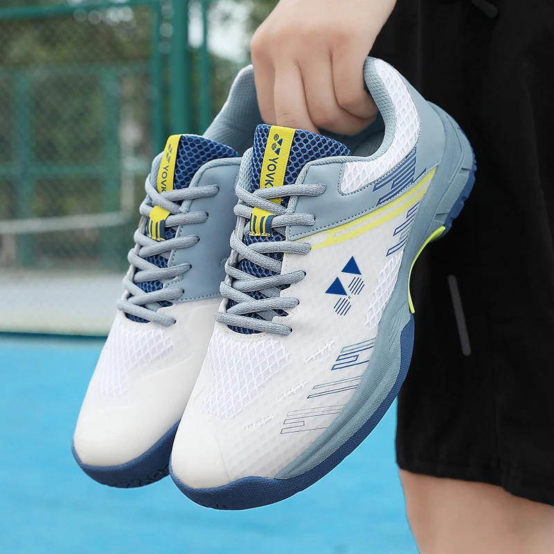 

Профессиональная мужская обувь для бадминтона, дышащая легкая женская спортивная обувь для тенниса и волейбола, пара противоскользящих тренировочных кроссовок