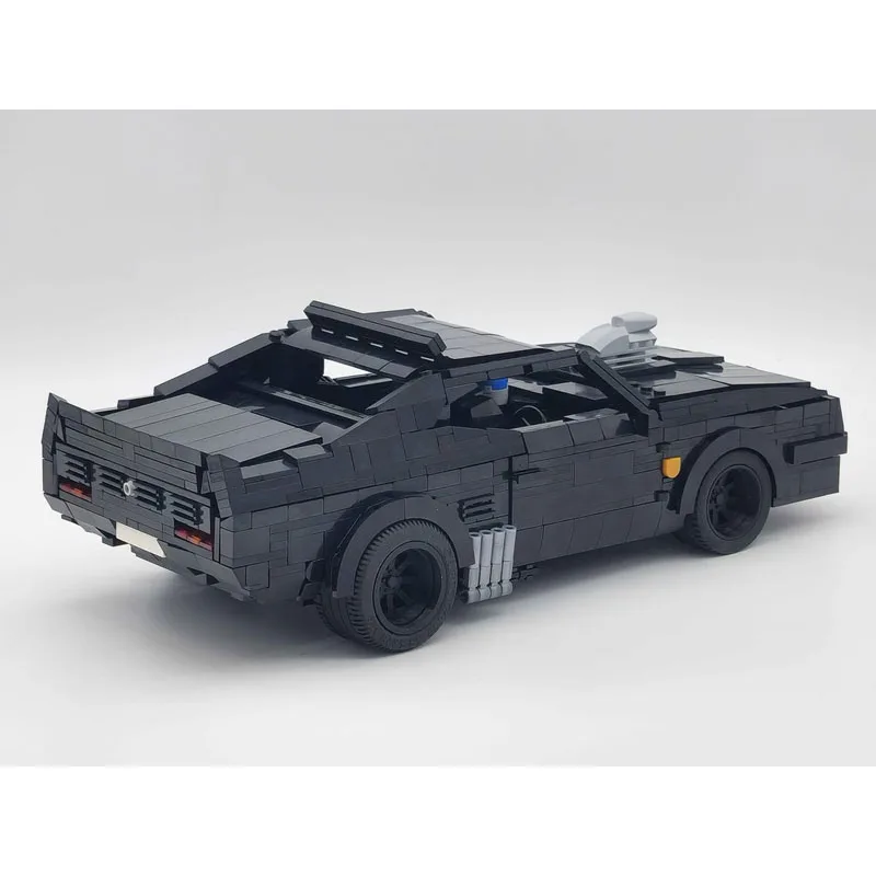 MOC-187858 Nero Nuovo V8 Interceptor Auto Da Corsa di Montaggio Cuciture Building Block Modello 1221 Parti MOC Creativo Building Block giocattolo