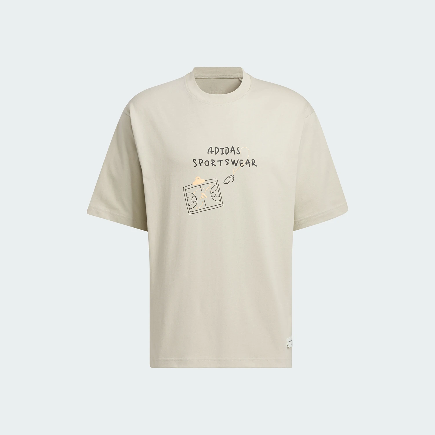 Adidas Originals M GFX TEE 1 للرجال كاجوال رياضي بأكمام قصيرة JP4579