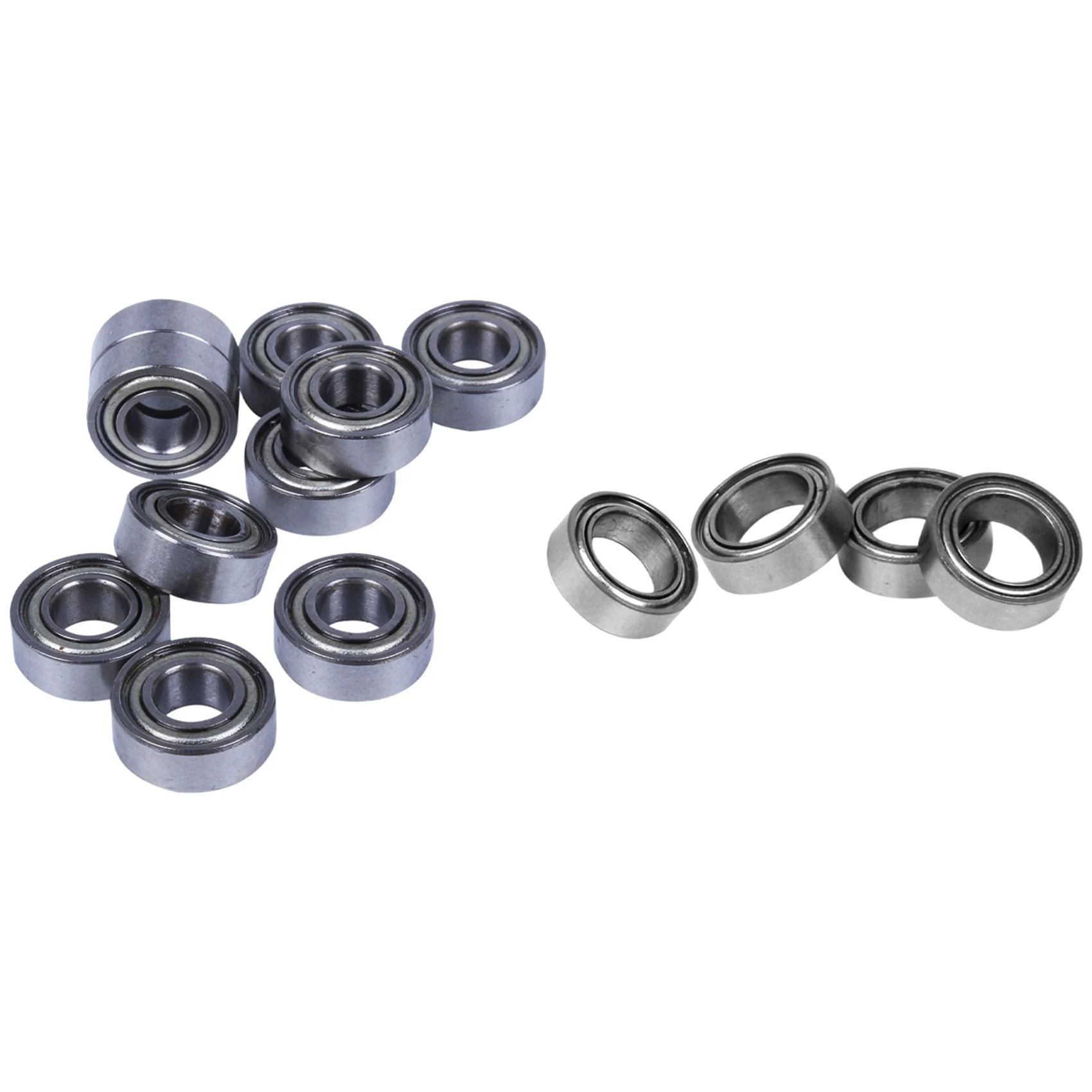 20 Pcs Miniature Sealed Metal Shielded Metric Radial Ball Bearing Model MR115 ZZ 5X11X 4MM & MR85-ZZ 5X8X2.5Mm