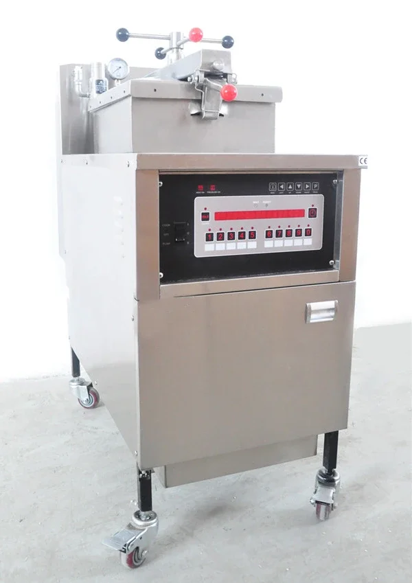#For Commercial Electric Gas Chicken Pressure Fryer Henny Penny Broaster Fried Chicken with Oil Filter for Sale#*