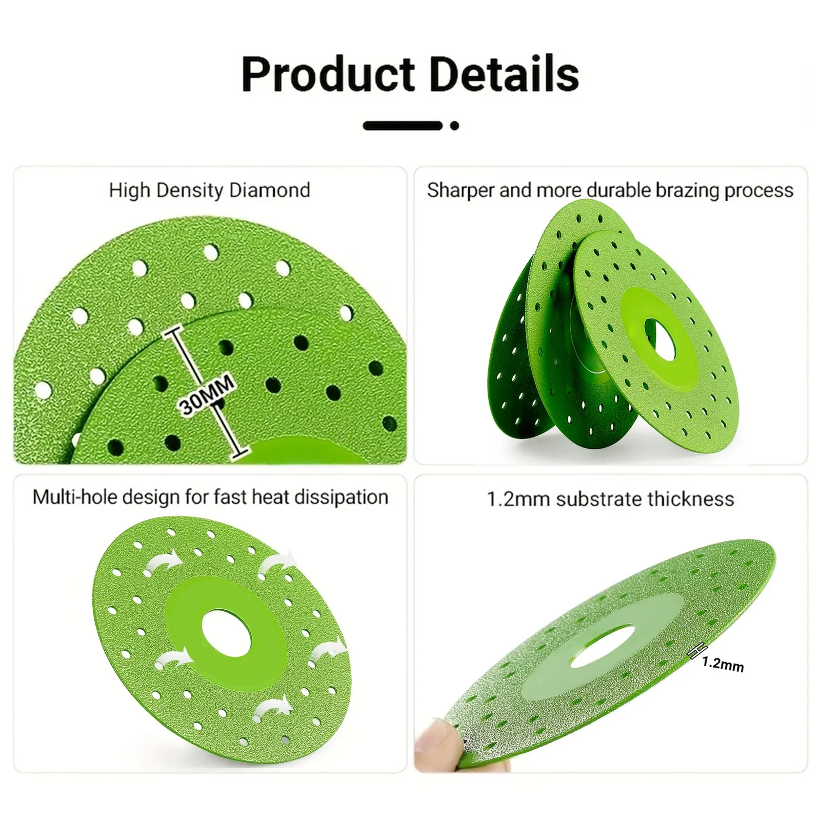 Metal Cutting Blade for Stone Slab Processing Professionals Ultra Thin Grinding Disc Tile Saw Tool Durable Polishing