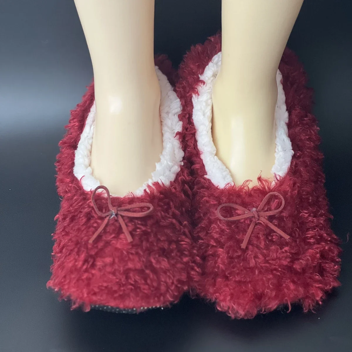 

Fluffy Female House Slipper Womens Winter Home Room Plush Warm Furry Anti Skid Non Slip Grip Funny Indoor Floor Shoes Flat