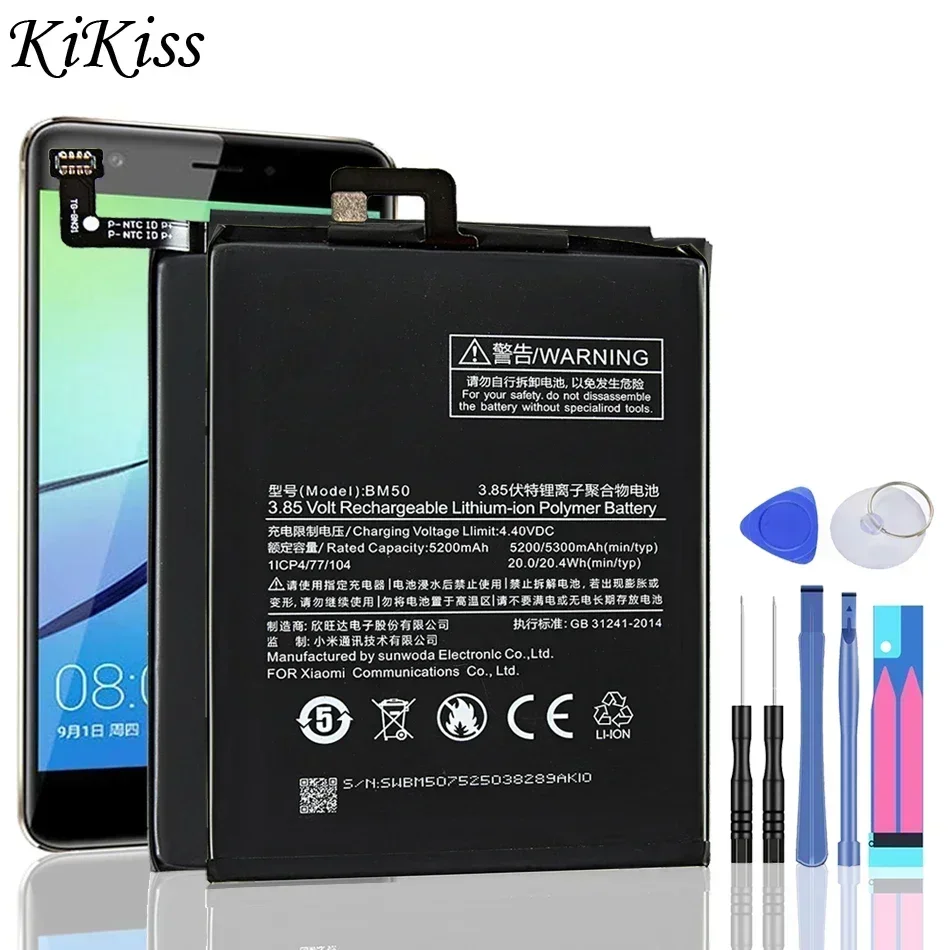 Battery BM32 BM3E BN36 BM3K BN47 BP40 BP41 For Xiaomi Mi Max Mix 1 2 3 A2 A3 4 5 5C 5S 5X 6 6X 7 8 9 9T SE Lite Pro Mix3 Mi5C