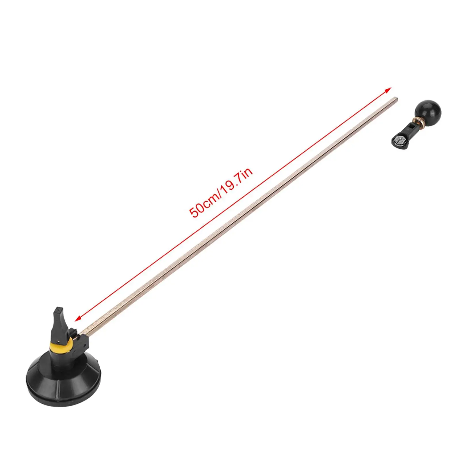 6-Wheel Glass Cutter with Suction Cup - Circular Cutting Tool