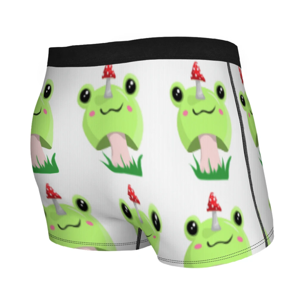 Frog Mushroom Delicious Fungus Food Underpants Cotton Panties Men's Underwear Ventilate Shorts Boxer Briefs