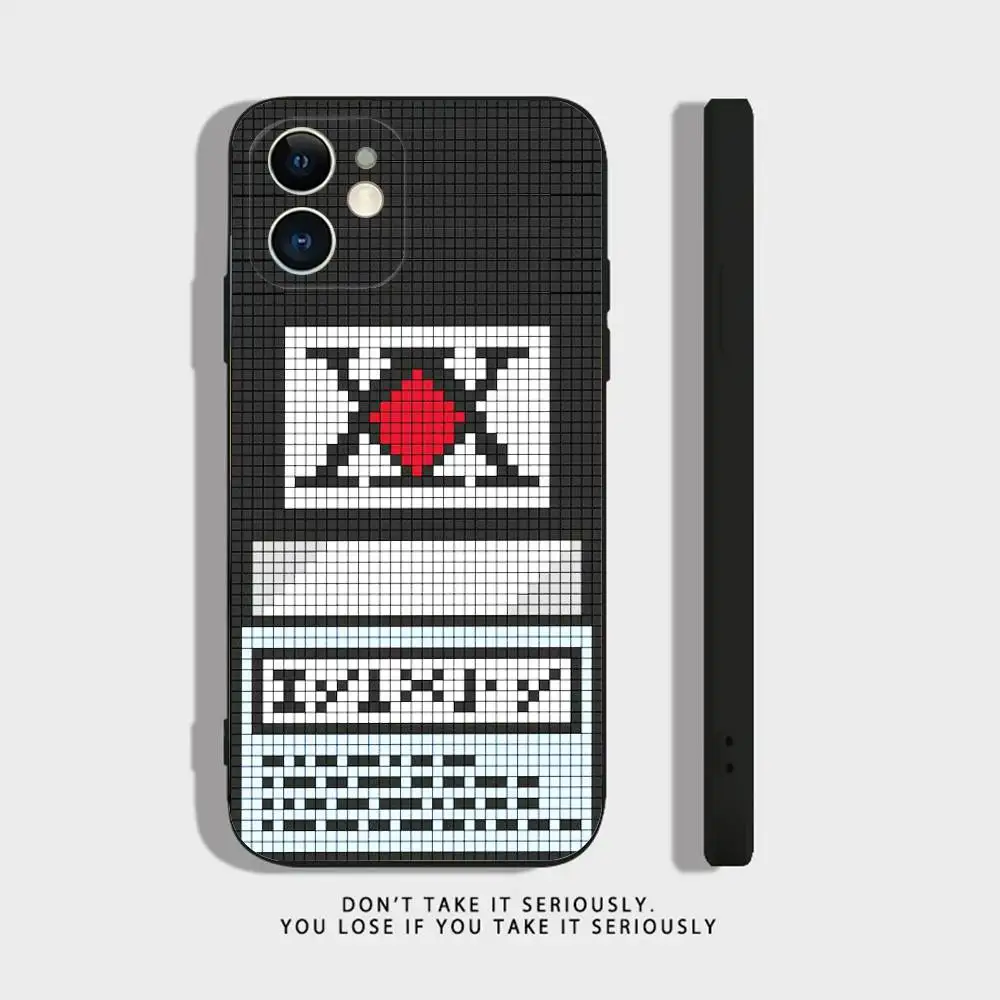 حافظة هاتف ترخيص Hxh Hunter X Hunter لهاتف iPhone 17 16,15,14,13,12,11,Pro,XS,Max,XR,Plus,Mini Soft سيليكون أسود مقاوم للصدمات