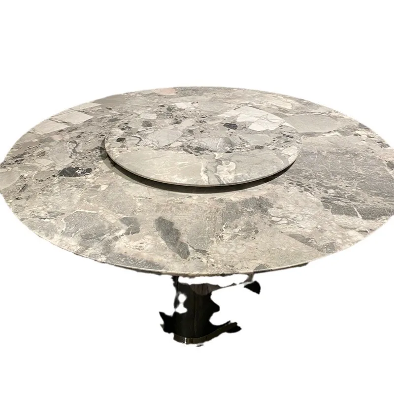 

Natural, luxury stone, round table, Italian style, light luxury, household, modern, simple, high-end
