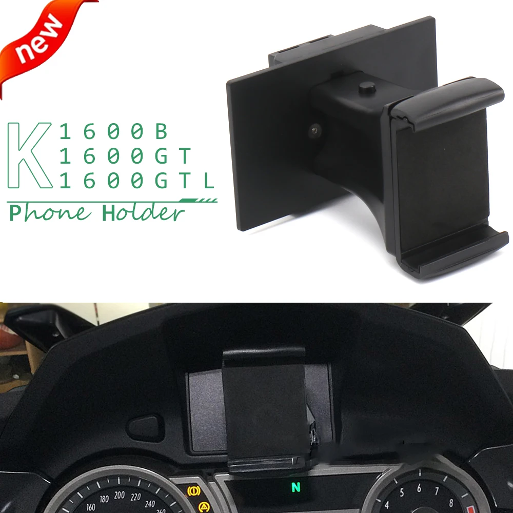 

For BMW K1600B K1600GT K1600GTL 2011-2020 New Motorcycle Accessories Shock Absorption Mobile Phone Bracket USB Charging Holder