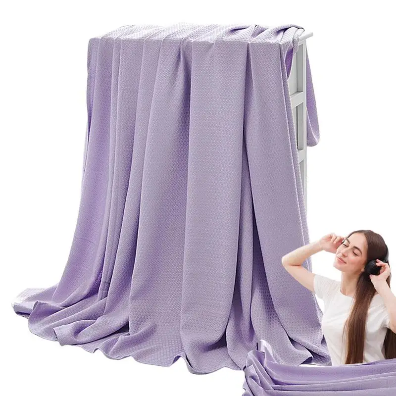 Smooth Cooling Blanket Breathable Lightweight Summer Quilt Comfortable Throw Blanket Air Conditioner Nap Blanket For Bed Sofa