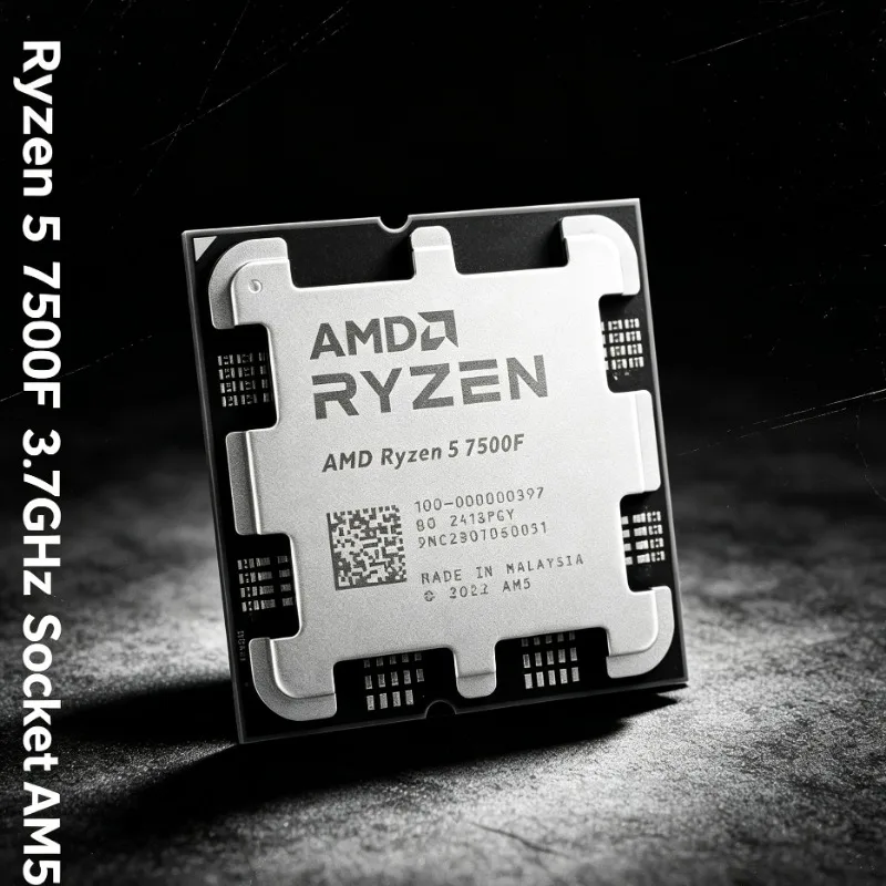 AMD Ryzen5 7500F Processor 3.7GHz 6 Core 12 Thread 5NM L3 32M 100‑000000597 AM5 Gaming Desktop CPU