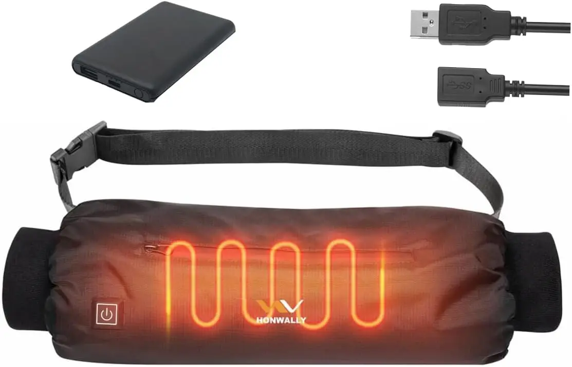 

Electric Heated Hand Warmer Pouch with 10000mAh Battery, Dual-Side Heating, USB-Powered for Outdoor Activities