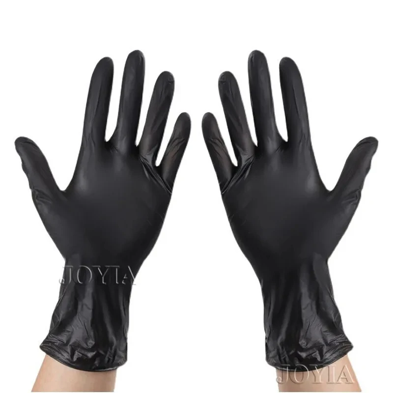 Black Disposable Gloves Powder & Latex Free Non-sterile Nitrile Gloves For Aldult Kids Hand Protection XS XL Medium Large