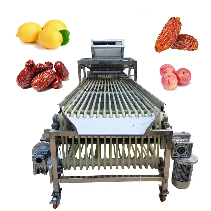 

Available for Fruits and Vegetables Fruit Vegetable Sorter Potato Tomato Grading Production Line Dates Grade Sorting Machine
