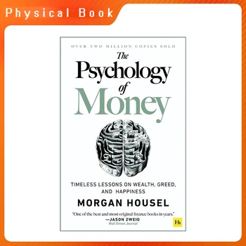 【100 % neues Buch】Die Psychologie des Geldes: Zeitlose Lektionen über Reichtum, Gier und Glück. Finanzbücher für die englische Version von Erwachsenen