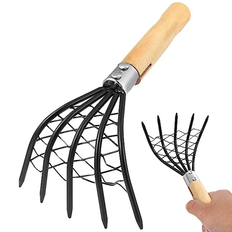AT14 Five-Claw Rake Scarifying Tool Seafood Shell Rake