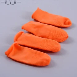 Safety Latex Heat Insulation Finger Protector Cots/Shields Antislip  Antistatic Finger Tip for Keratin Hair Extensions