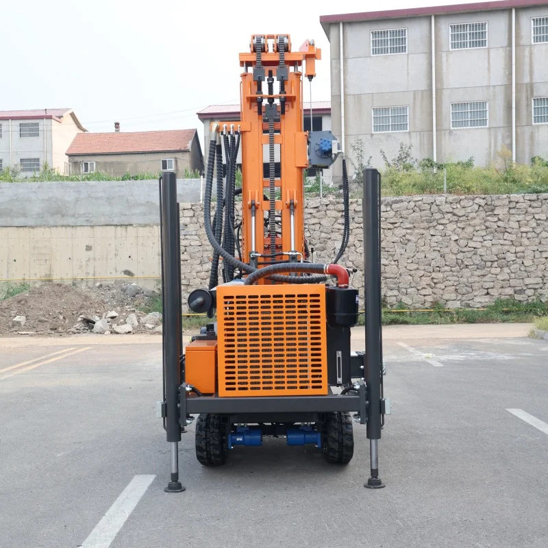 Customized Versatile Wheeled Rotary Rig 200M Hydraulic Accurate Drilling Dependable Quick Deep Water Well Drilling Rig