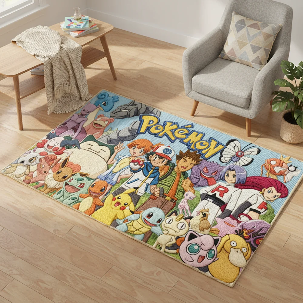 Dywan z motywem anime Pokemon: – Gaming Accessories For Kids recenzja i cena