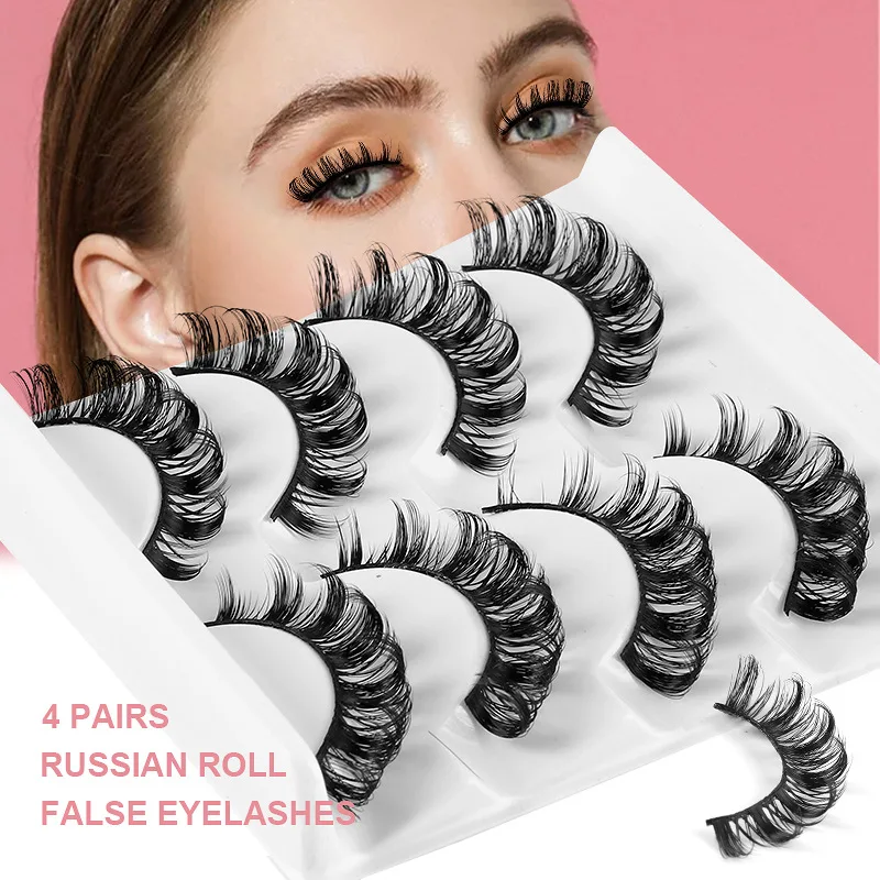 8Pairs Nieuwe Cosplay Air Valse Wimpers Natuurlijke Transparante Dunne Band Wimpers Japanse Simulatie Wimpers Extension Make-up