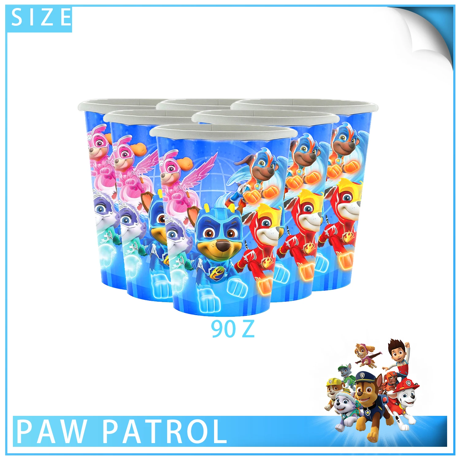 Paw Patrol Party Supplies Dogs Balloons Cups Plates Tablecloth Toys Baby Shower Happy Birthday Decorations