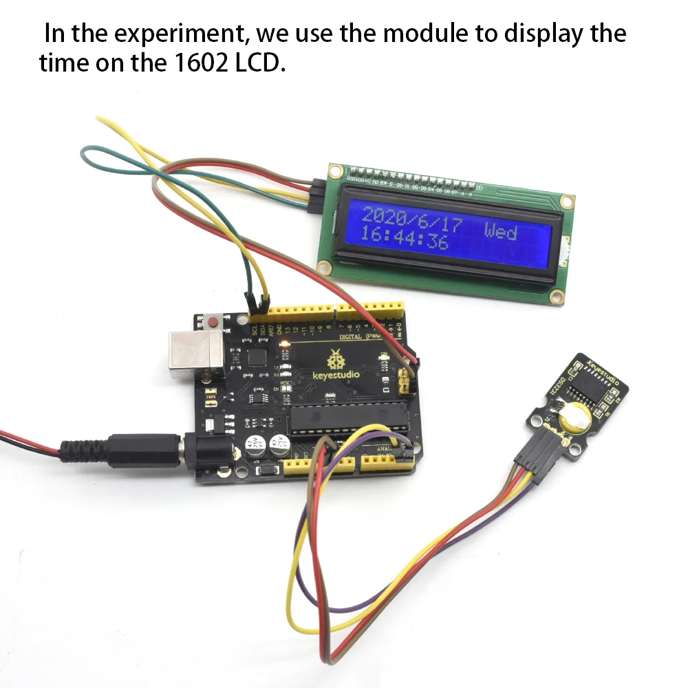 3pcs Keyestudio I2C Real time Clock Module DS3231 High Precision  for Arduino (Battery Type is CR927)