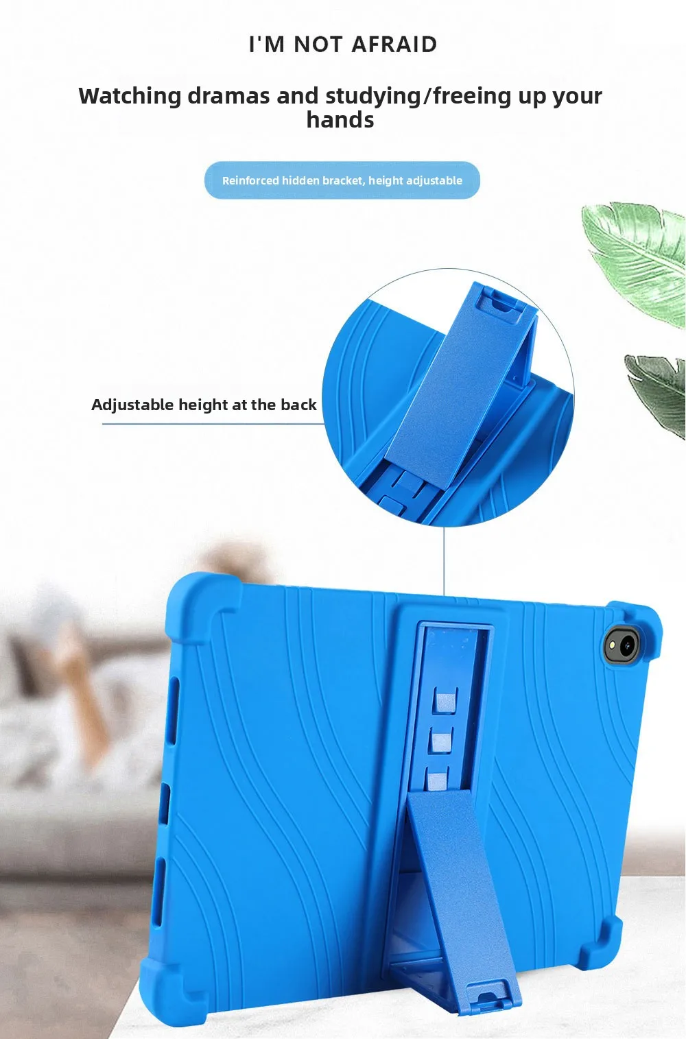 Stoßfeste TPU-Hülle für onn 11 Tablet Pro 2024 100146660, Vollständiger Schutz mit Ständer, Mehrere Farben – Detail 4