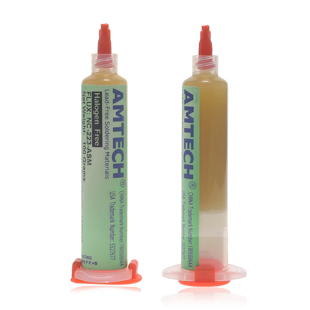 100% Original AMTECH NC-223-ASM BGA PCB No-Clean Solder Paste Welding Advanced Oil Flux Grease 10cc Soldering Repair Tools