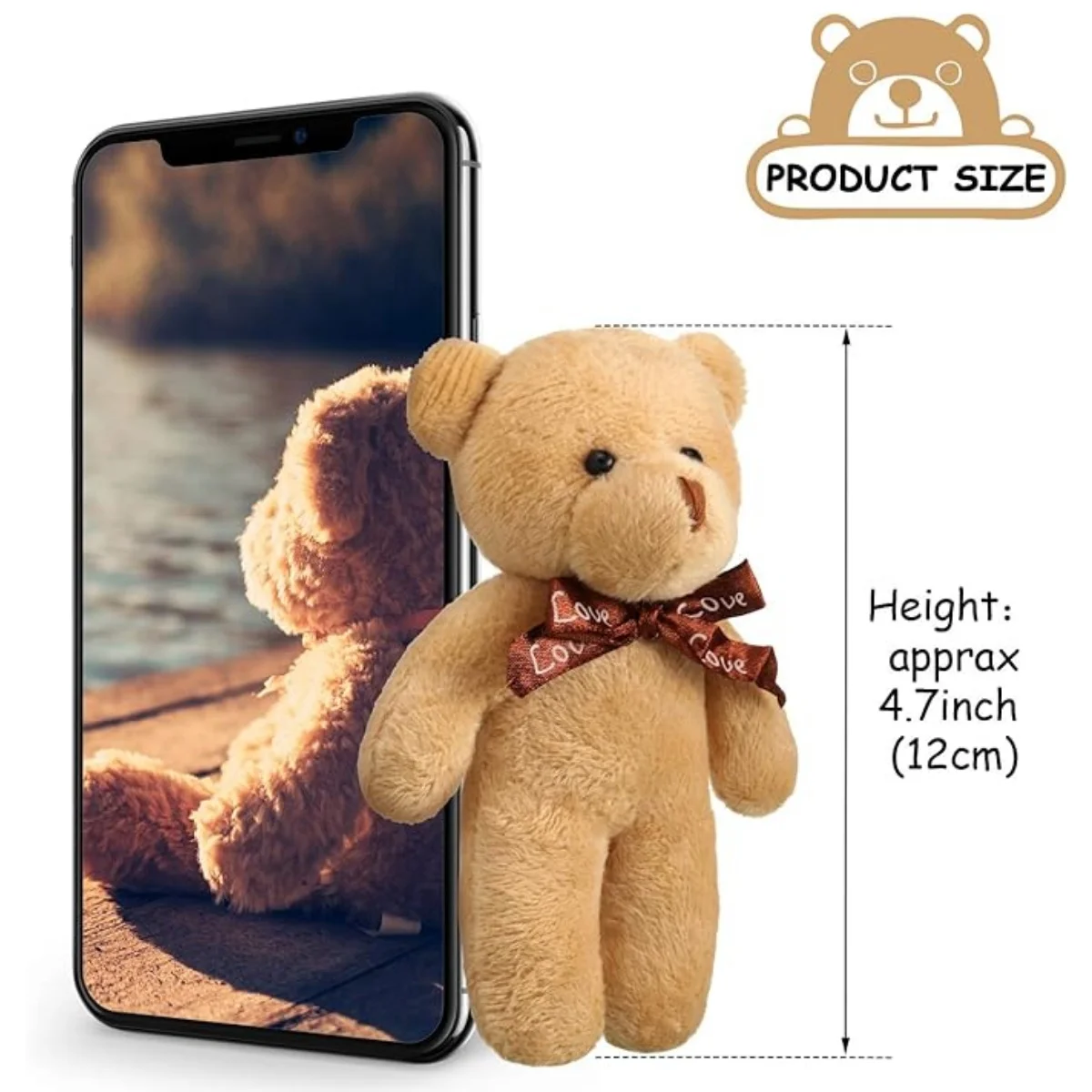 12-120 قطعة المفاتيح دمية دب صغيرة السائبة استحمام الطفل الزفاف هدية عيد ميلاد عيد الميلاد ديكور المنزل حفلة لصالح للضيوف