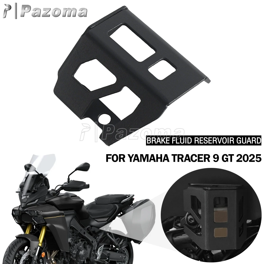 

Motorcycle Brake Fluid Reservoir Guard Cover Oil Cup Protection Cap Accessories For Yamaha Tracer 9 GT TRACER 9 GT 2025 Aluminum