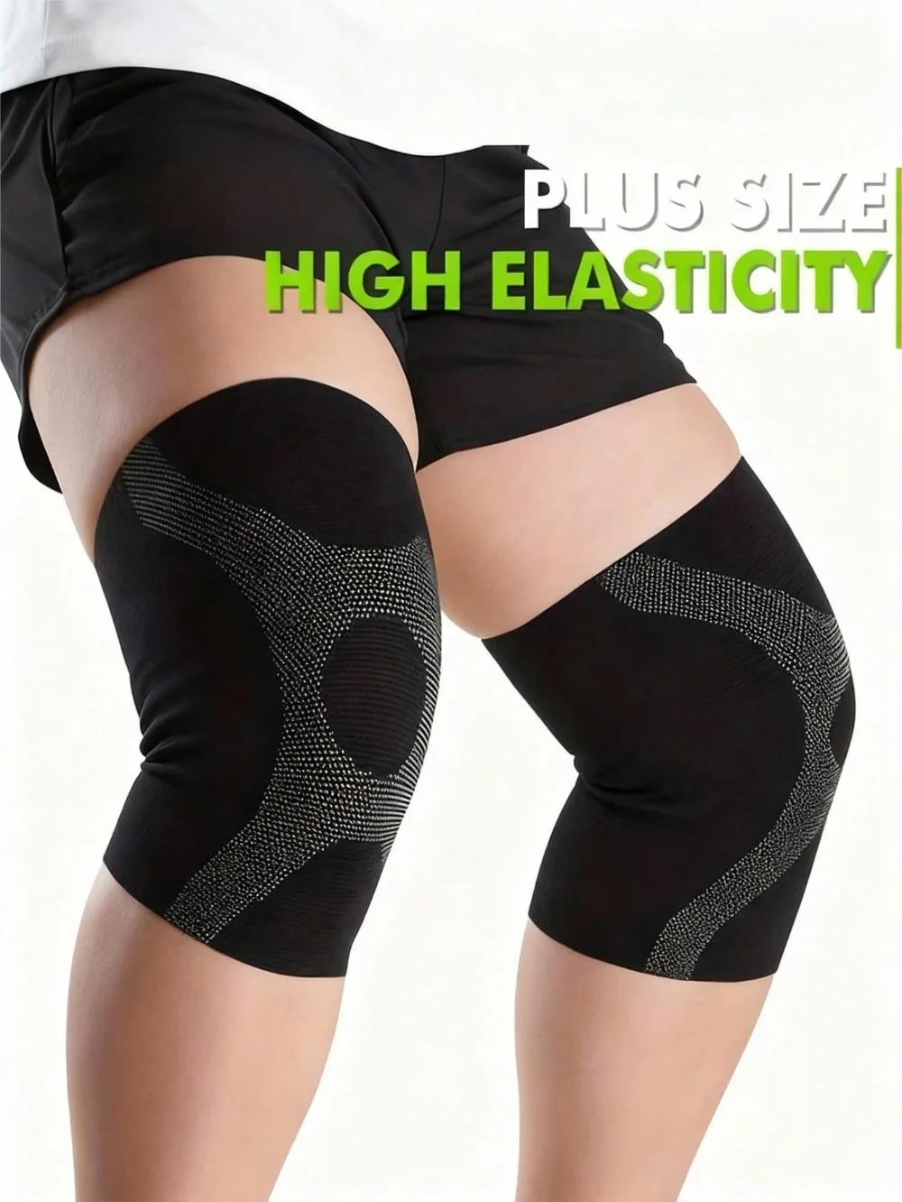 

King size high elastic compression knee pads, breathable and comfortable, thickened knee pads, unisex,
