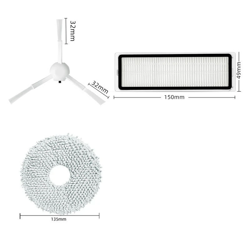 Per Dreame L10S Ultra / S10 Pro Pezzi di ricambio Accessori XIAOMI Mijia Omni 1S B101CN Robot X10 + Robot Parti per aspirapolvere
