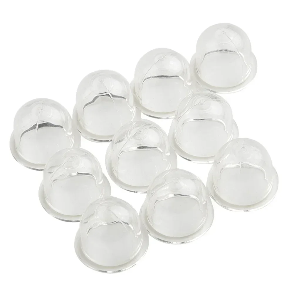 50pcs 19mm Fuel Pump Carburetor Primer Bulb For Chainsaws Blower Trimmer Brushcutter Transparent Primer Bulbs Garden Tool Parts