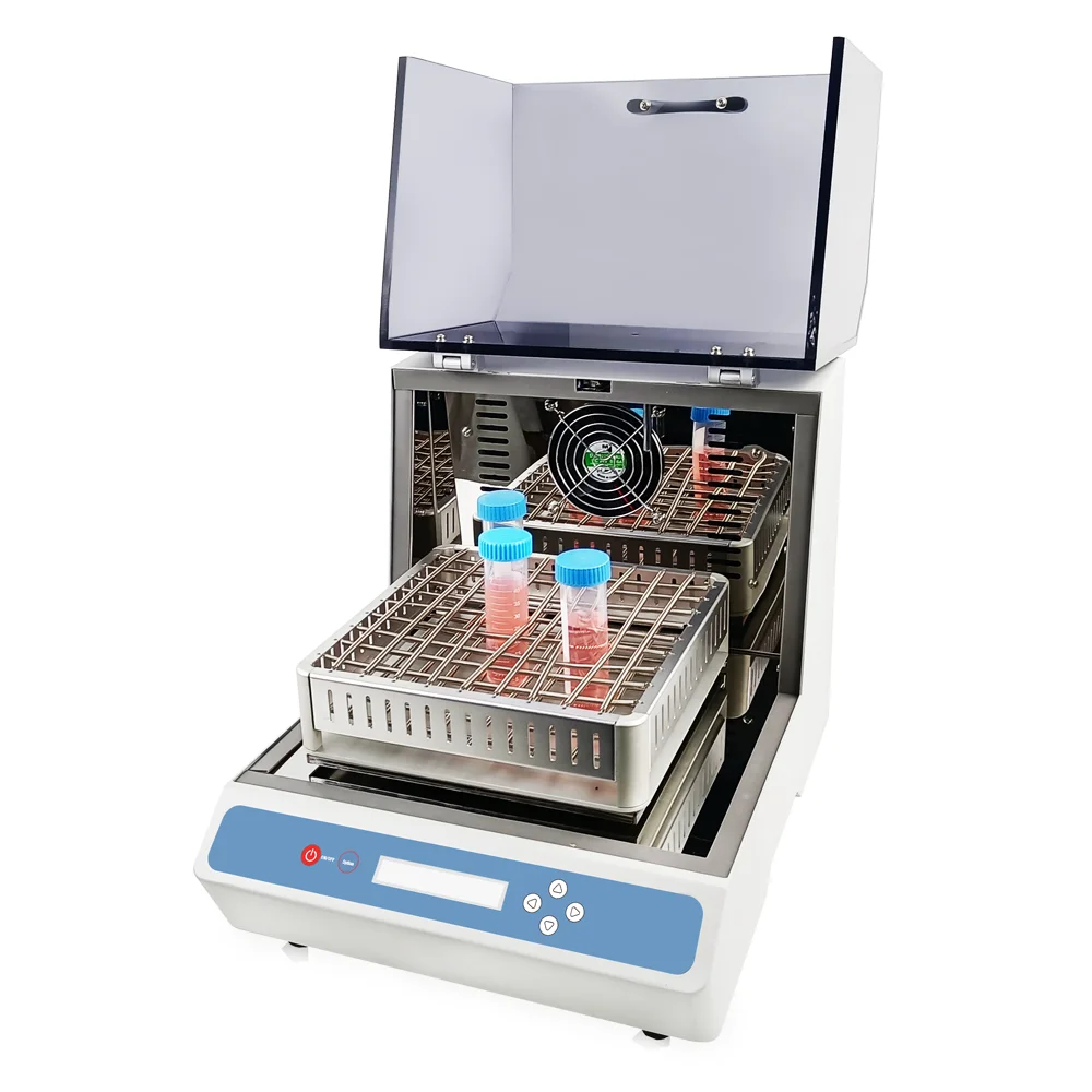 

Laboratory Instrument That Combines a Precision Temperature-controlled Incubator and a Low-frequency, High-amplitude Oscillator
