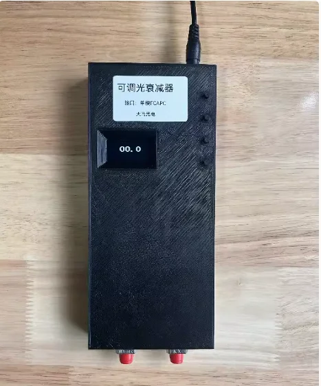 For The dimmable optical attenuator is electrically supported by programmed O-band C-band 1550/1310