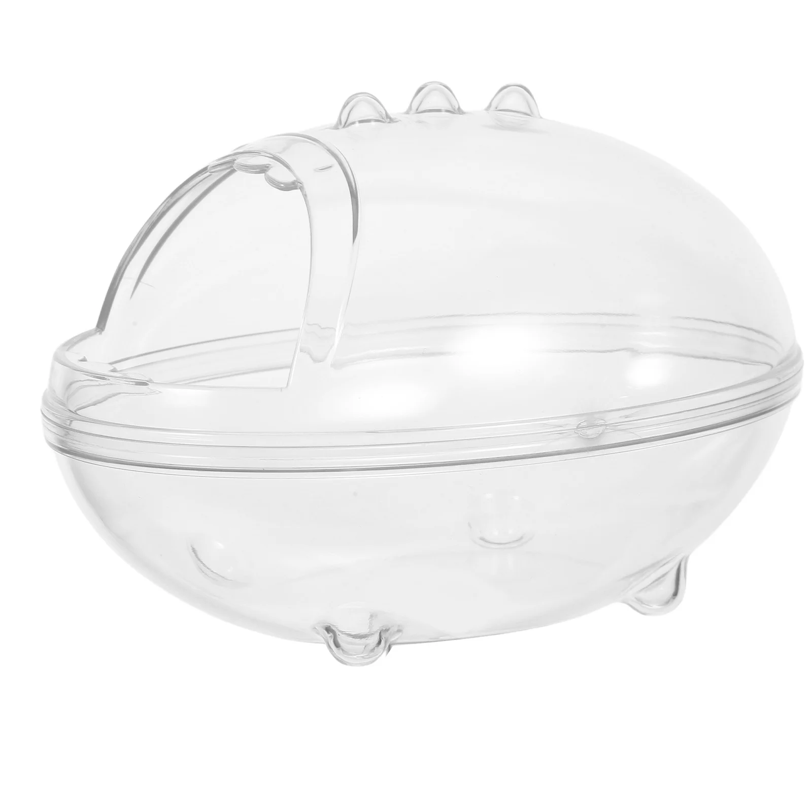 

Hamster Sand Bath Container Transparent Small Animal Toilet Sandbox Cage Accessories For Gerbils Mouse Pets Dust Bath Tub