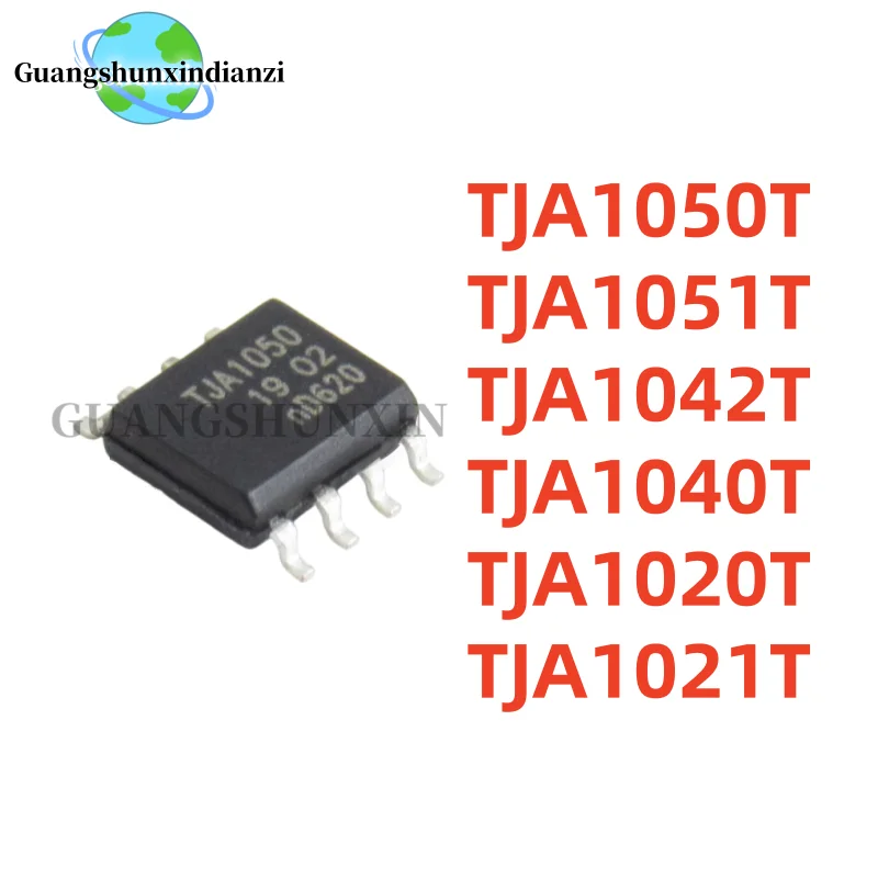(10PCS)100% New TJA1050T TJA1051T TJA1042T TJA1040T TJA1020T TJA1021T TJA1050 TJ1051 TJA1042 A1040/C A1040 TJA1020 A1021/C SOP-8