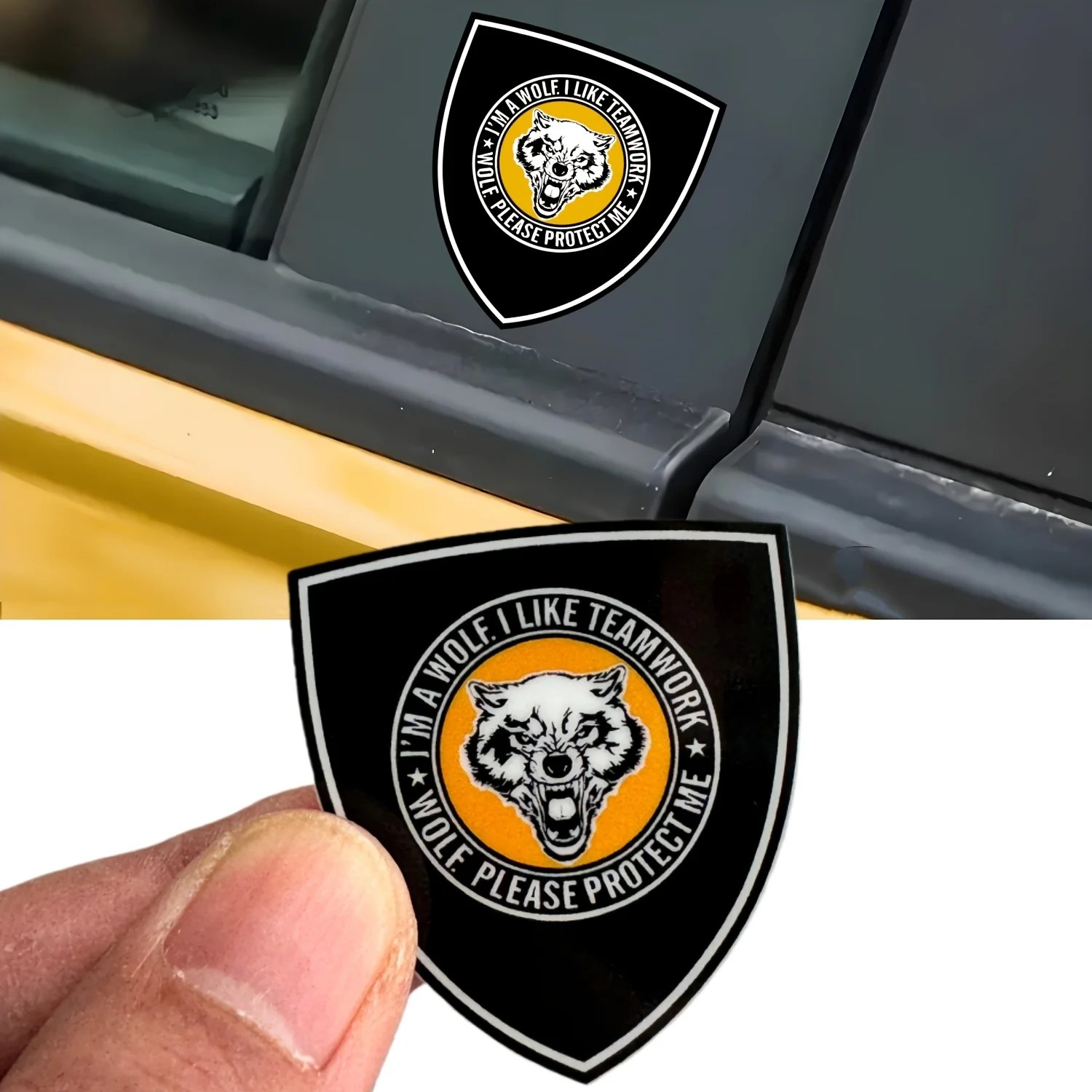 

1 шт., 4 см, водонепроницаемая виниловая наклейка с изображением волчьего щита для автомобиля, мотоцикла, шлема, ноутбука, разные цвета