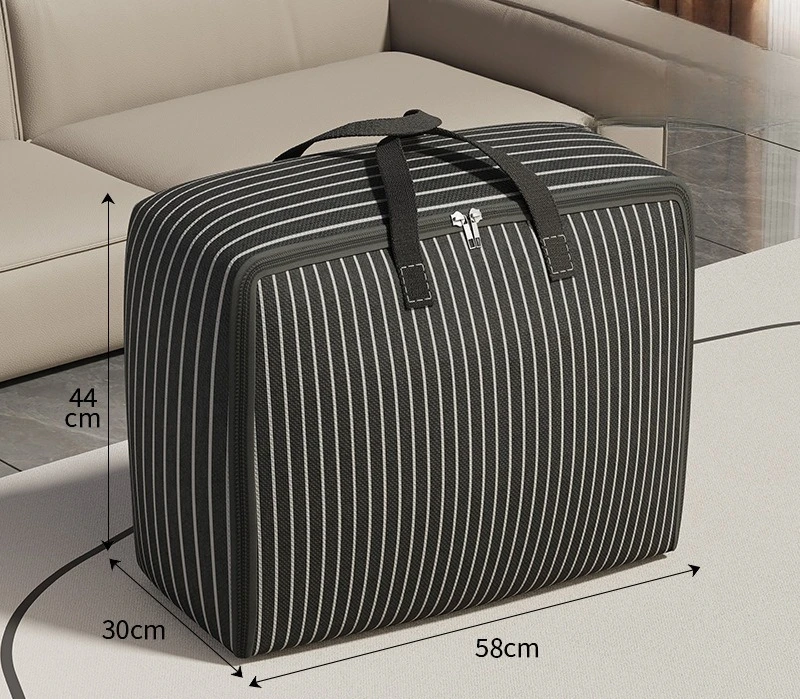 Ulfen سعة كبيرة تتحرك التعبئة حقيبة خاصة لحاف حقيبة التخزين الملابس لحاف من القطن المنزل حقيبة مقاومة للرطوبة أكسفورد القماش