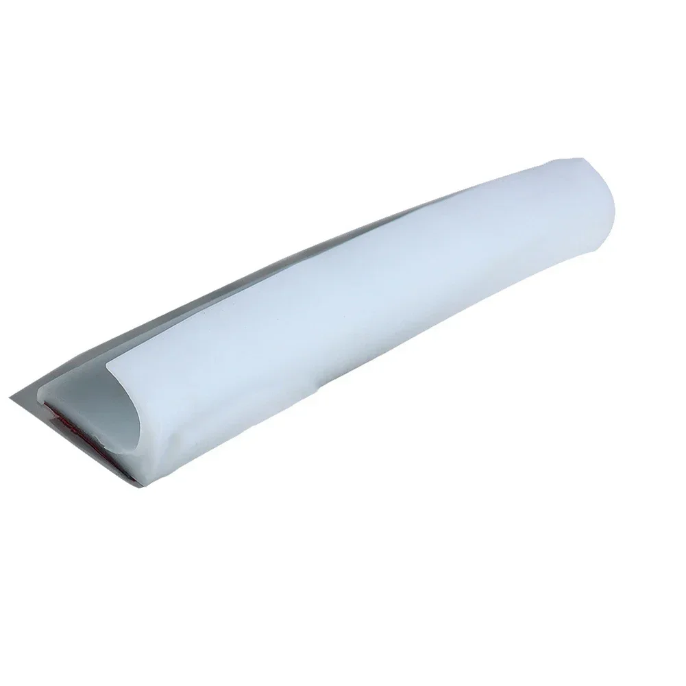 2m RV Water Guide Sealing Strip Rubber Sealing Strip Water Channel Soft Rubber White PVC Rubber Seal Gutter Soft Rubber For Cars