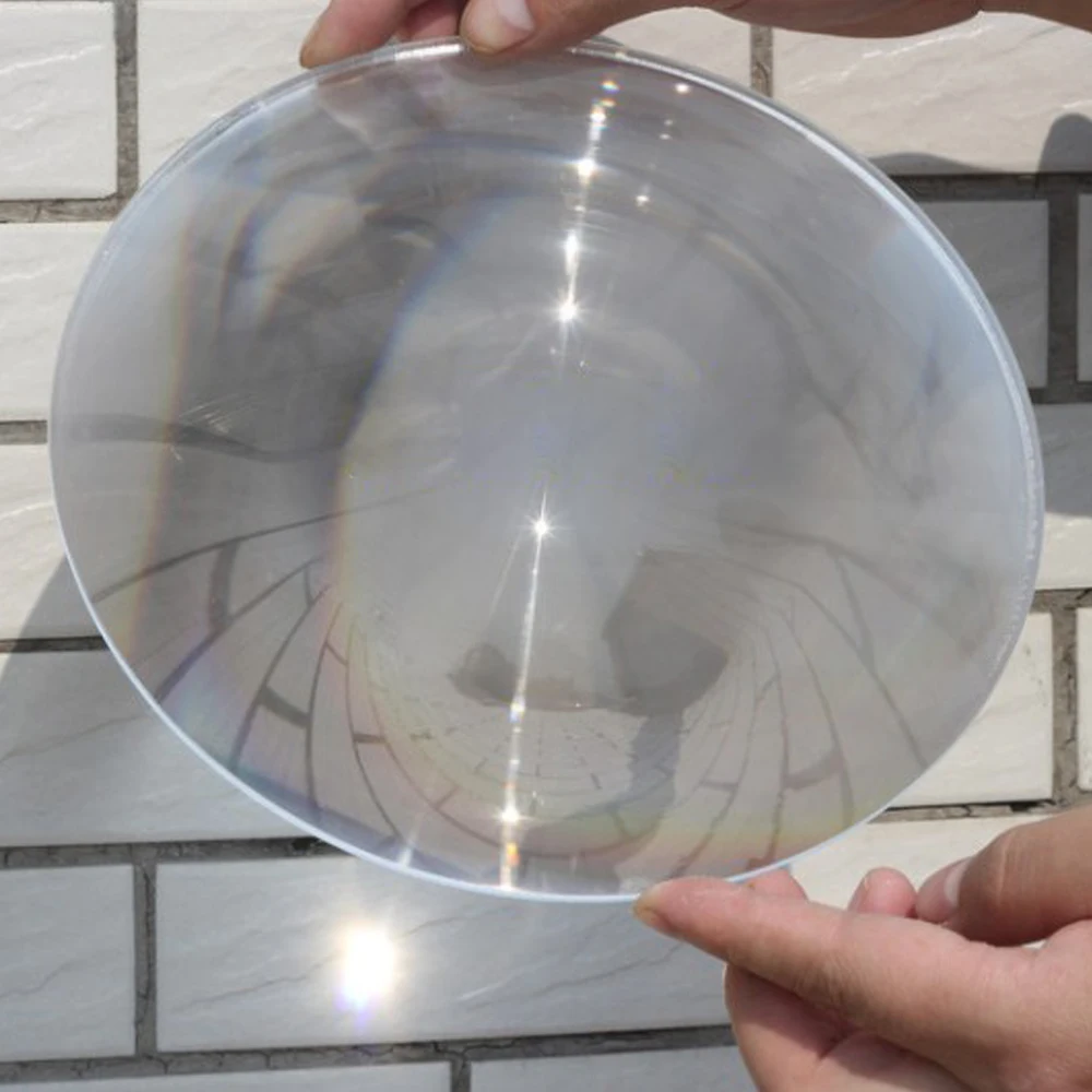 180mm Optical PMMA Solar Focus Fresnel Lens Spotlight lens Plano Magnifying Solar Condensing Lens Focal Length 80 120 200 240 MM