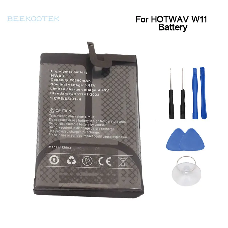 New Original HOTWAV W11 Battery Inner Built Cell Phone Battery Repair Accessories For HOTWAV W11 Smart Phone