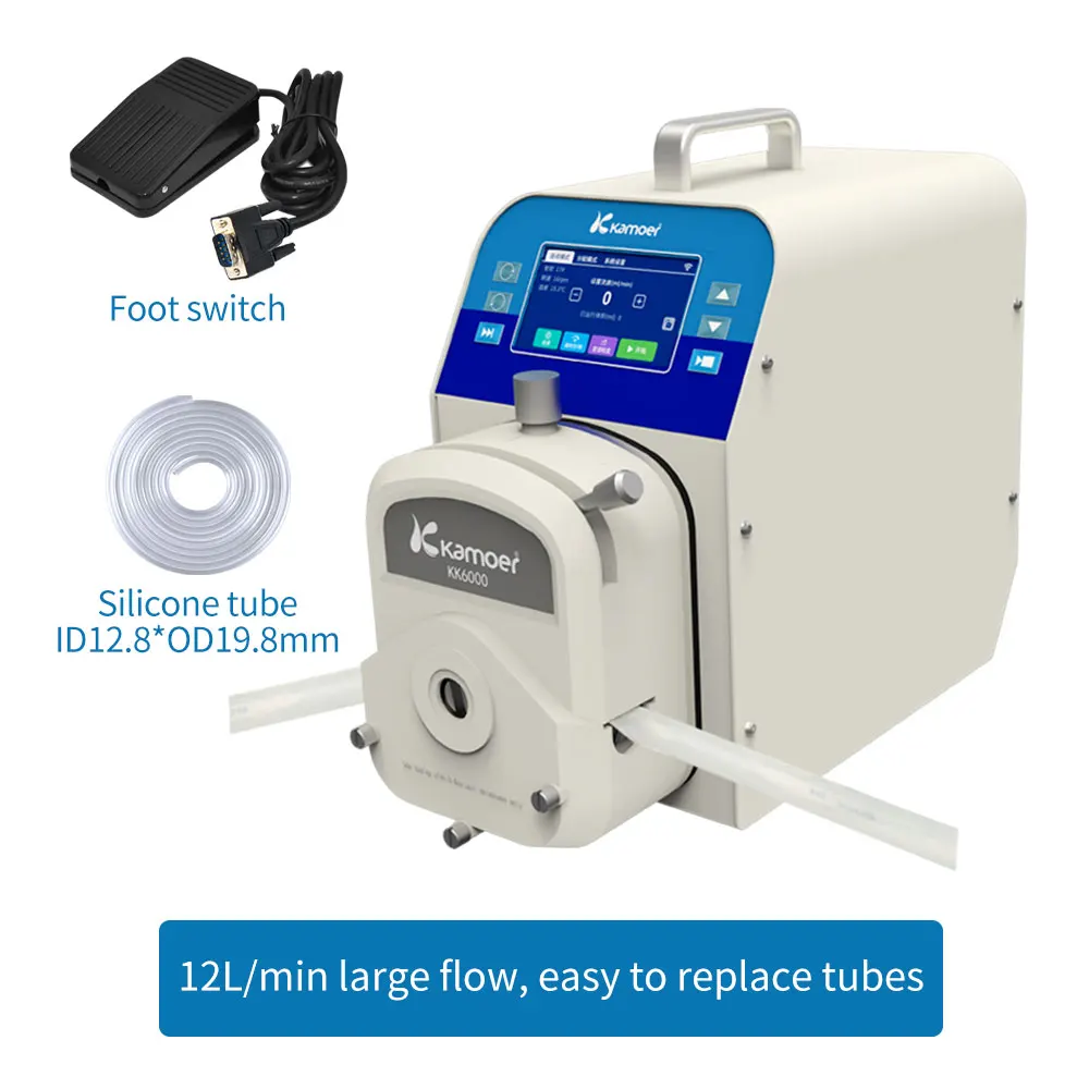 Kamoer M5 12L High Flow Rate Quick Tubing Change Smart Peristaltic Liquid Dispensing Pump