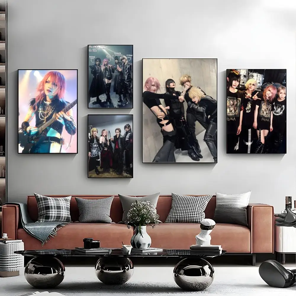Visual Kei Rock Band JILUKA Poster Canvas Wall Art Print Poster Decorative Mural Home Decor Gift Unframed