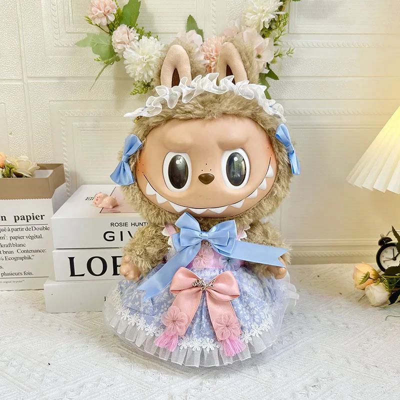 Für Puppe Kleidung Geeignet Für 38cm Labubu Hochzeit Kleid Hanfu Prinzessin Kleid Set Kreative Design Puppe Zubehör Mädchen Geschenk spielzeug