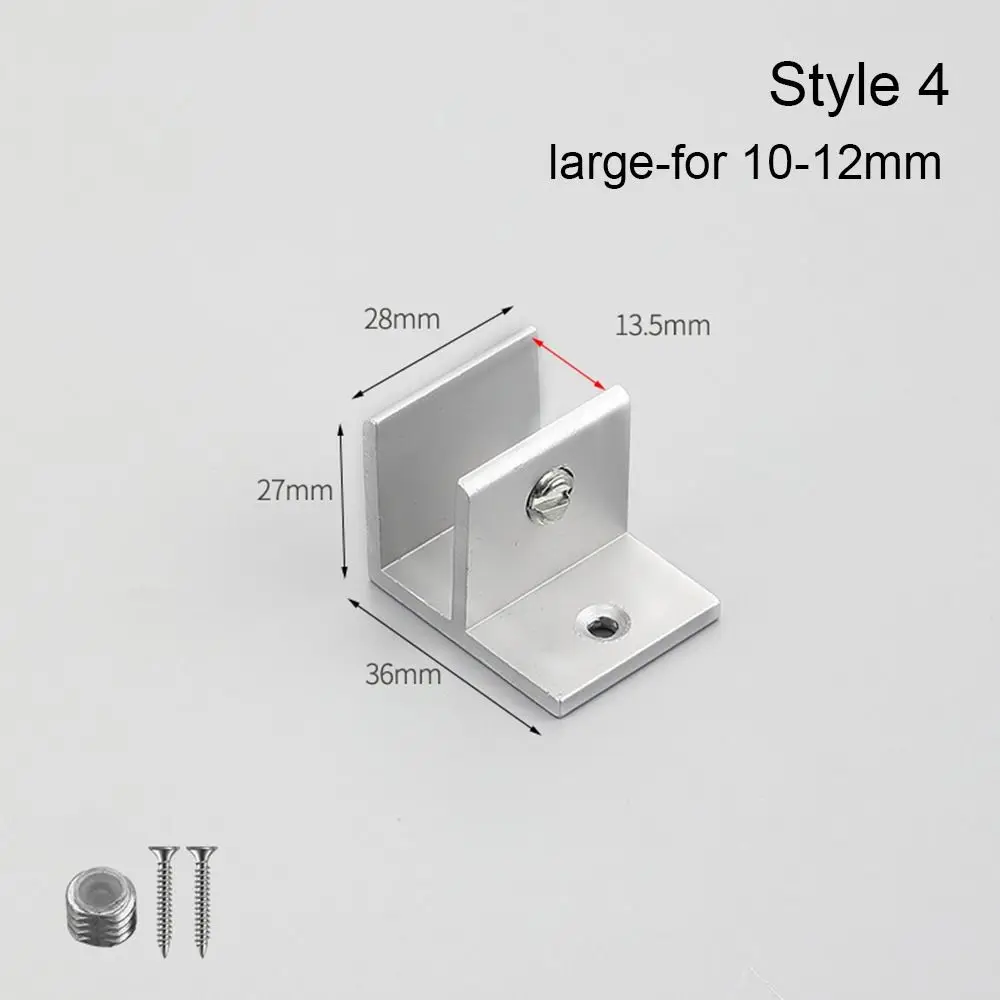 Thicken Panel Bracket Glass Clamp Shelves Clips Furniture Hardware Shelf Holder Clip Shelf Holder Support For 6-12mm