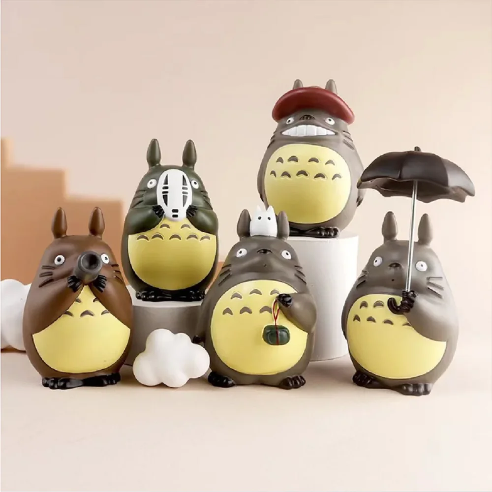 Neue Anime Miyazaki Hayao Serie Figuren Mini Niedliche Spielzeuge Zimmer-Dekorationen PVC-Figuren Spielzeug Kindergeschenke Sammlerstücke