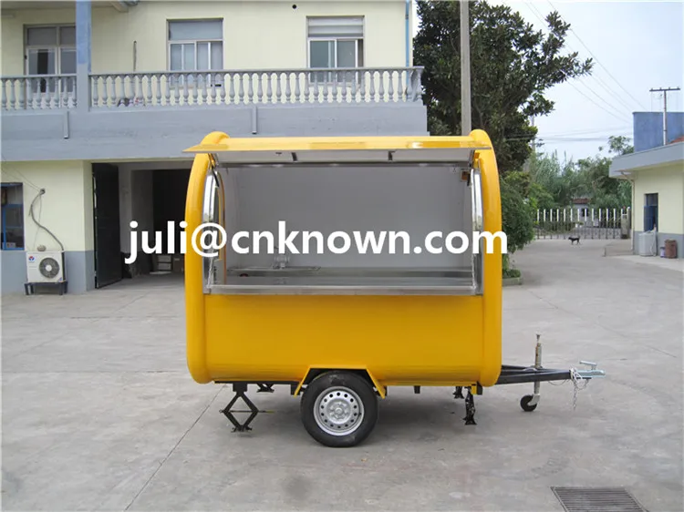 Multifunction food truck trailer cart uk Utility 2200mm with free shipping by sea