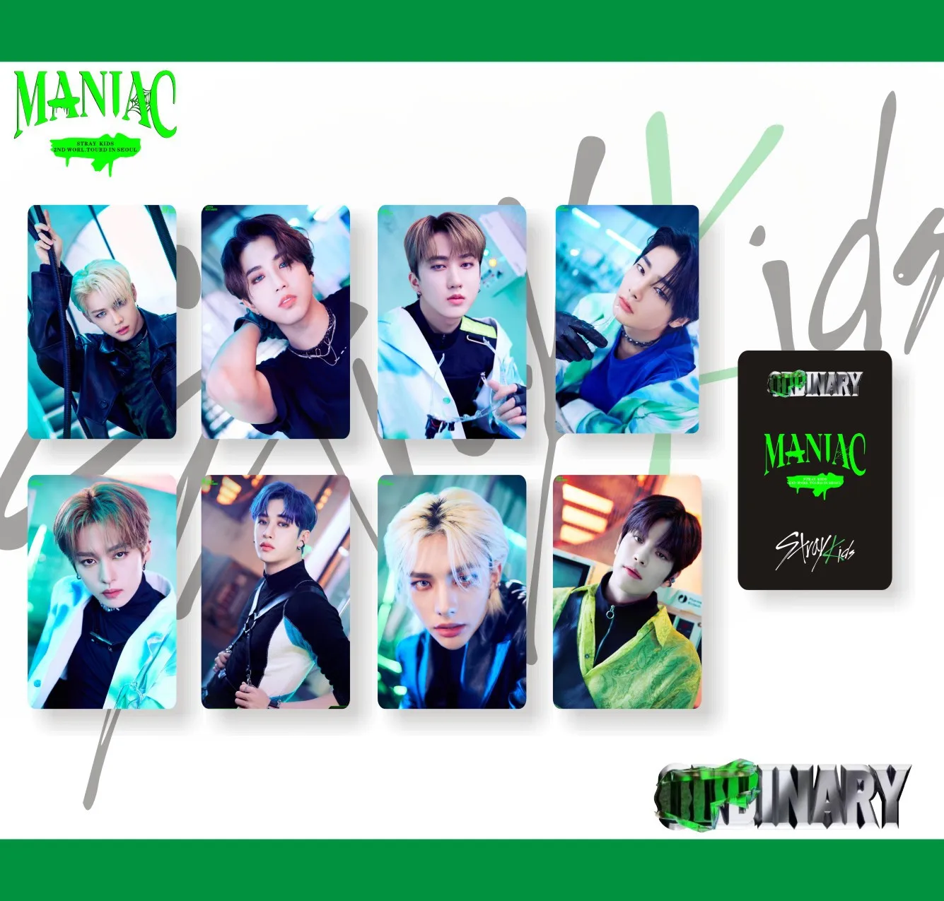 

Stray Kids MANIAC peripheral collection card, personal star card, LOMO card, Ming postcard, cute SKZOO star small card